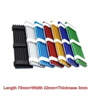 Алюминиевый радиатор M.2 2280 радиатор SSD, радиатор твердотельного жесткого диска M2 NVME, тепловая охлаждающая подставка 70x22x3 мм