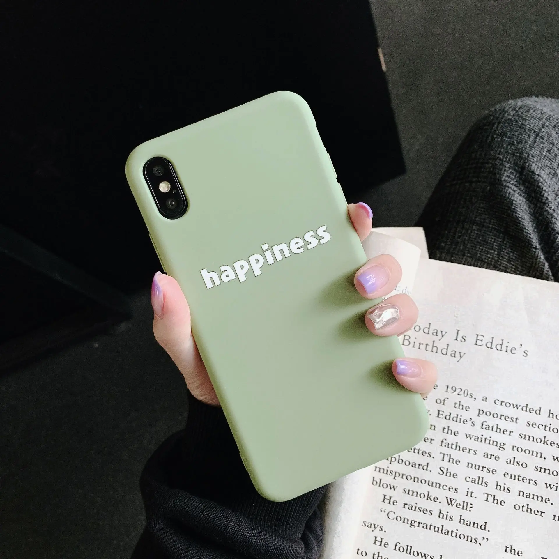 Heyytle Мягкий ТПУ чехол с буквами и цветами для iPhone 7 8 Plus XS Max XR X 6 S ультра тонкий