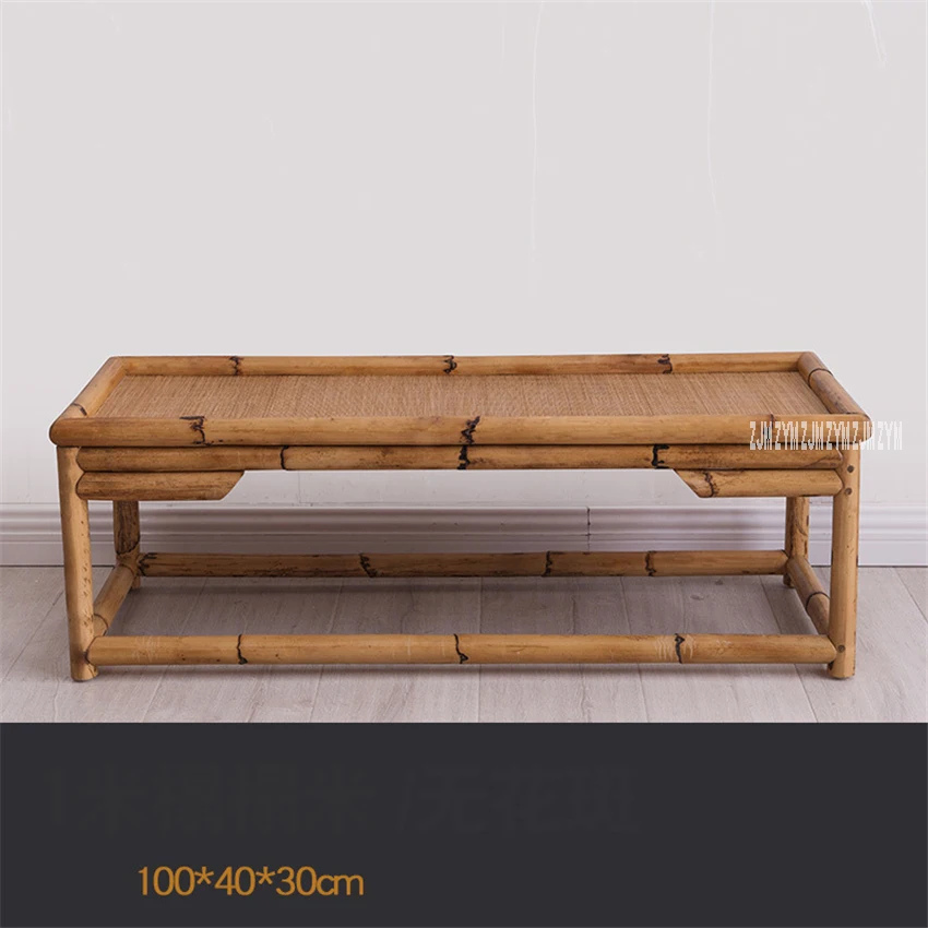 Искусственный простой маленький прямоугольный стол татами для гостиной