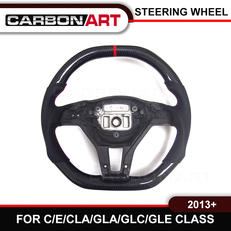 Автозапчасти W205 руль из углеродного волокна для Mercedes C class C180 C200 C250 C43 A E GLC CLS GLE