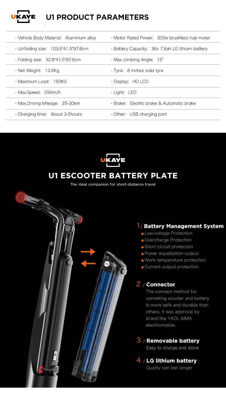 U1(011) U1(011) оптом постоянного Лонгборда elektric электросамокат