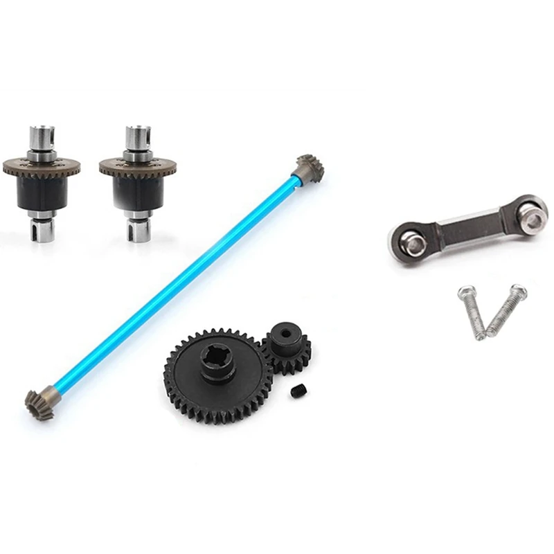

1Pcs Servo Rudder Rod Metal Upgrade Parts & 1Pcs Metal Metal Gear Differential For Wltoys A959 A979 A959-B