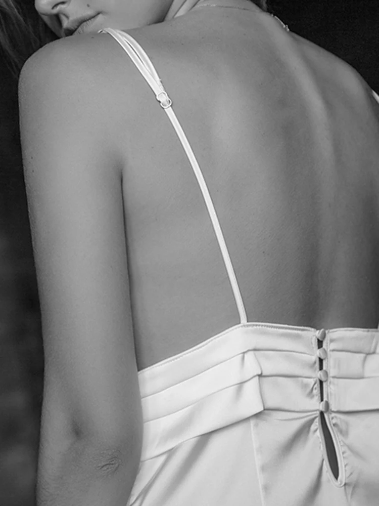 Летняя пикантная кружевная шелковая атласная женская ночная рубашка мини-Пижама