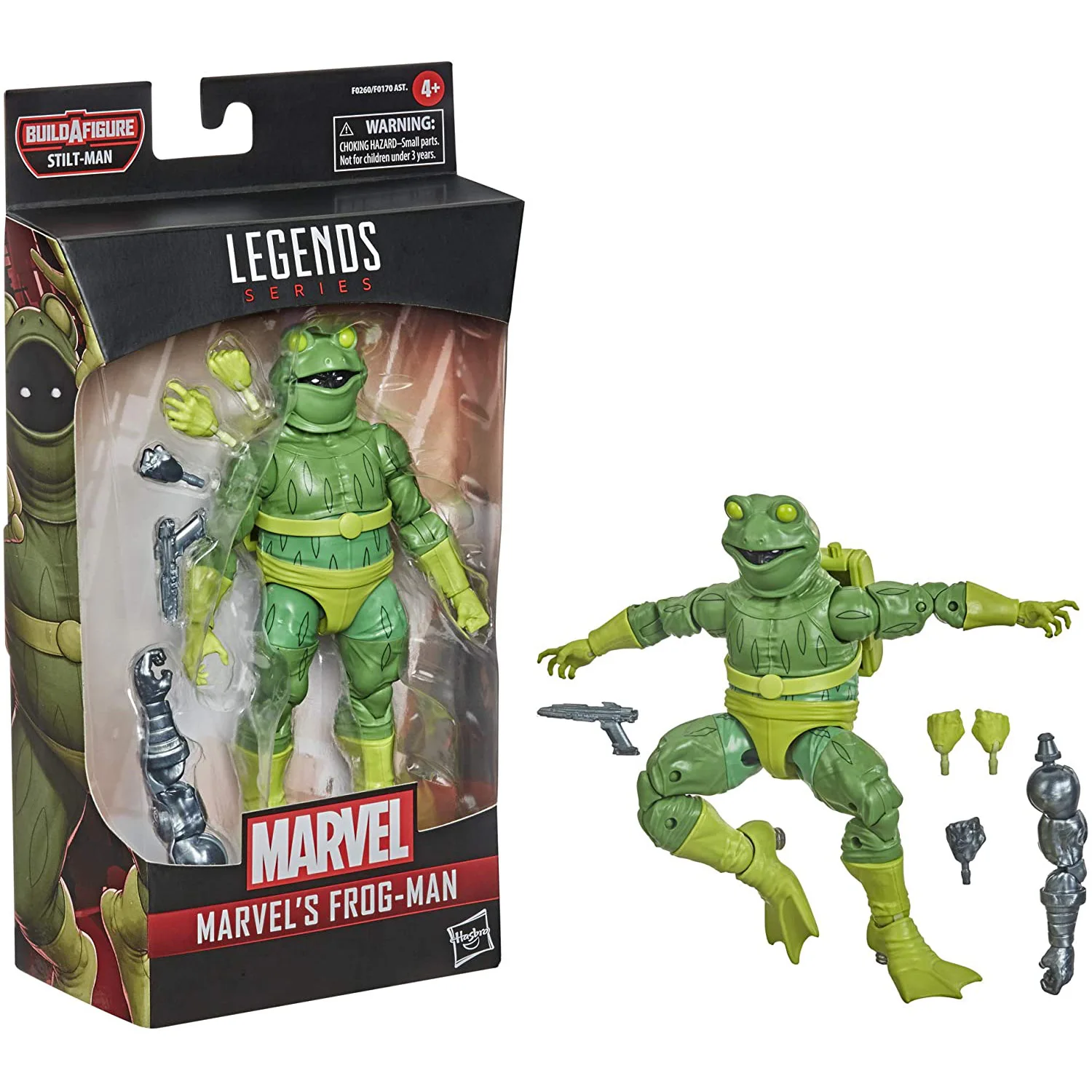 

6-Inch Hasbro Spider-Man Hasbro Marvel Legends Series Marvels Frog-Man Collectible Action Figure Toys For Boys Kids Toys Gifts