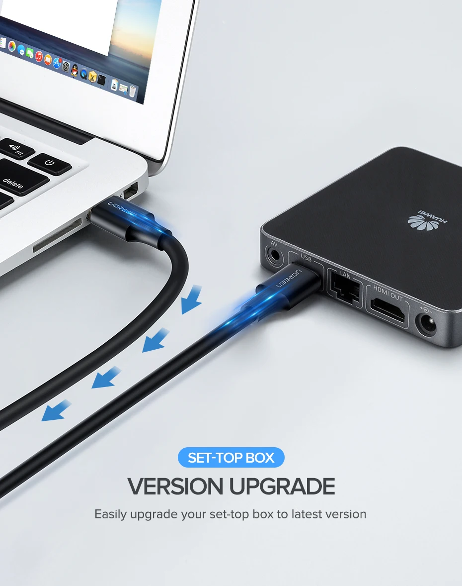 Ugreen USB к USB Удлинительный кабель Тип A Мужской к usb-вилке 3,0 2,0 удлинитель для радиатора жесткий диск Webcom usb-кабель для камеры расширения