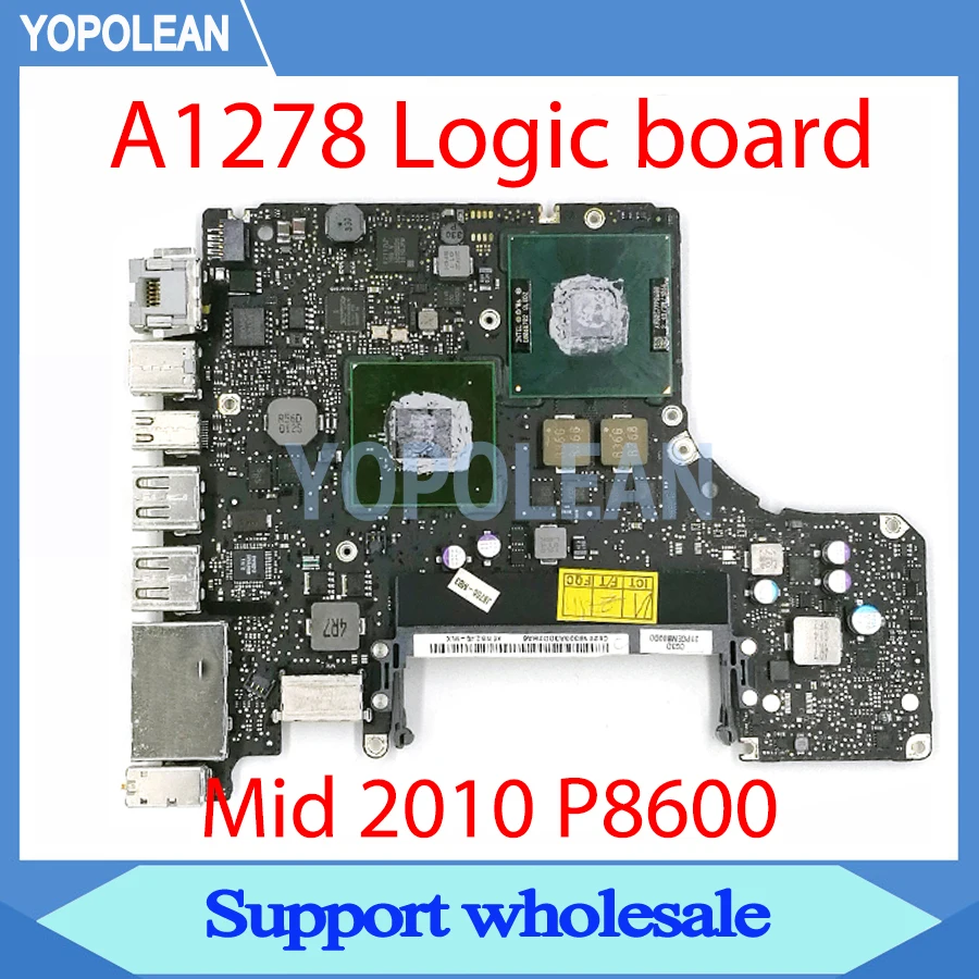 Оригинальная материнская плата 2 4 ГГц P8600 для Macbook Pro 13 &quotA1278 Mid 2010 820 2879 B|ЖК-экран