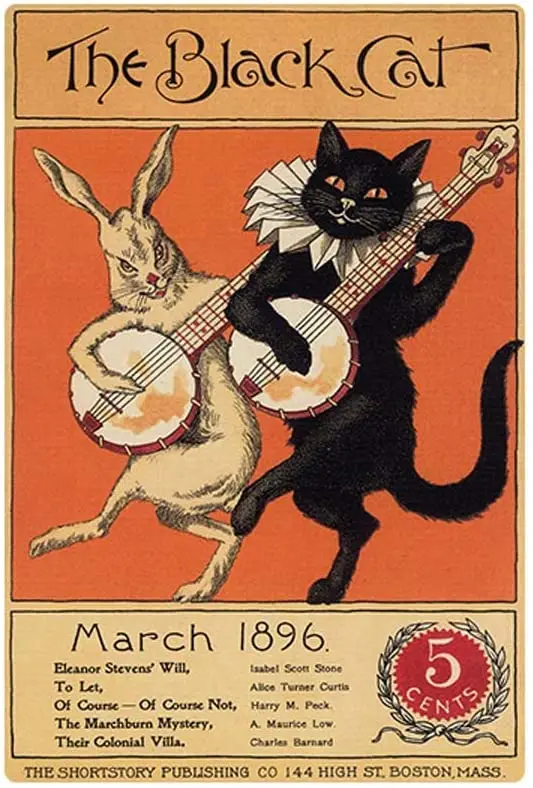 Металлический винтажный жестяной знак AIQIBAO, декор-кошка с животными для кухни, кафе, бара, паба, магазина, Забавный Ретро настенный арт-знак 12 дюймов X 8 дюймов (CAT7) Металлический винтажный жестяной знак AIQIBAO, декор-кошка с животными для кухни, кафе, бара, паба, магазина, Забавный Ретро настенный арт-знак 12 дюймов X 8 дюймов (CAT7)