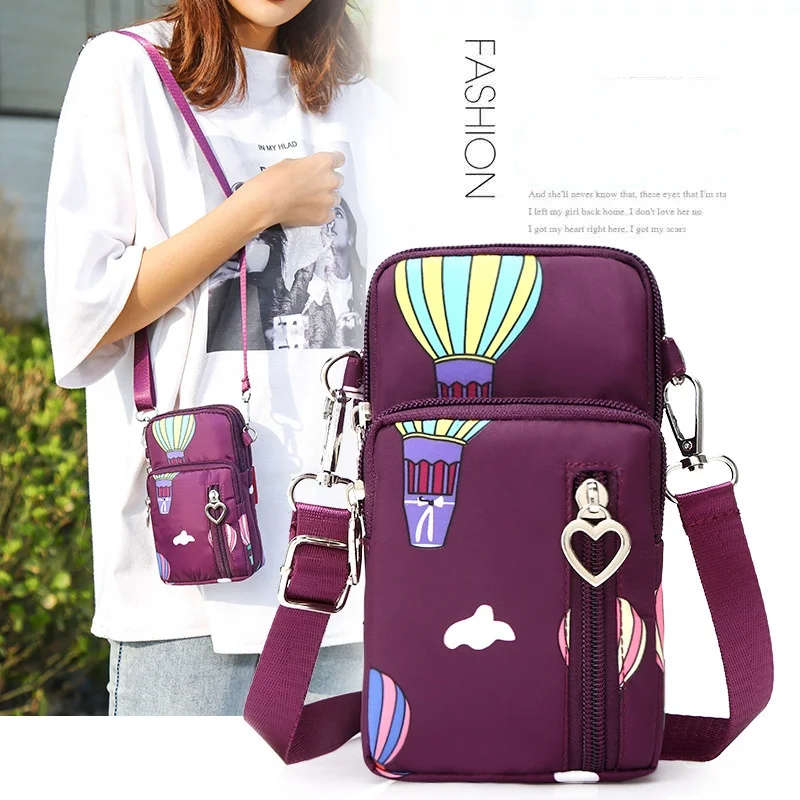 

Mobile Phone Diagonal Women's 2021 New Fashion Mother Mini Coin Purse Vertical Hanging Neck Shoulder Bag Arm Dag