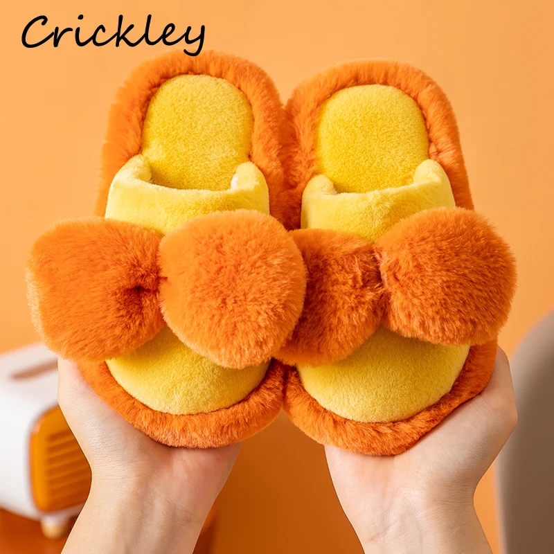 

Winter Lovely Children Slippers Cotton Indoor Floor Kids Slippers for Boys Girls Warm Soft Comfortable Non Slip Toddler Slippers