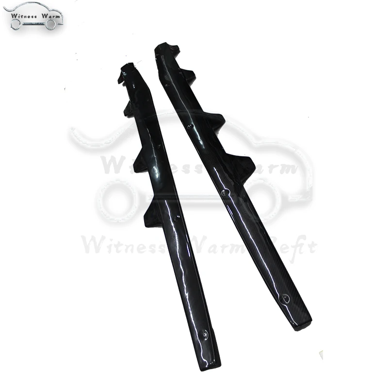 Углеродное волокно боковые юбки фартук для Volkswagen Scirocco R бампер 2009 2010 2011 2012 2013