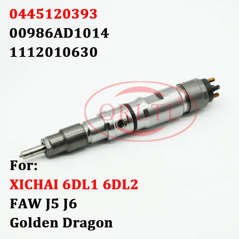 

Инжекторы 0 445 120 393 0445120393 0445 120 393 для дизельного двигателя Golden Dragon Faw Wuxi Sida SOYAT