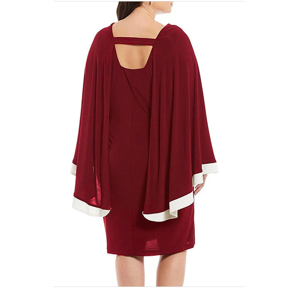 Женское платье миди большого размера элегантное вечернее с открытой спиной и