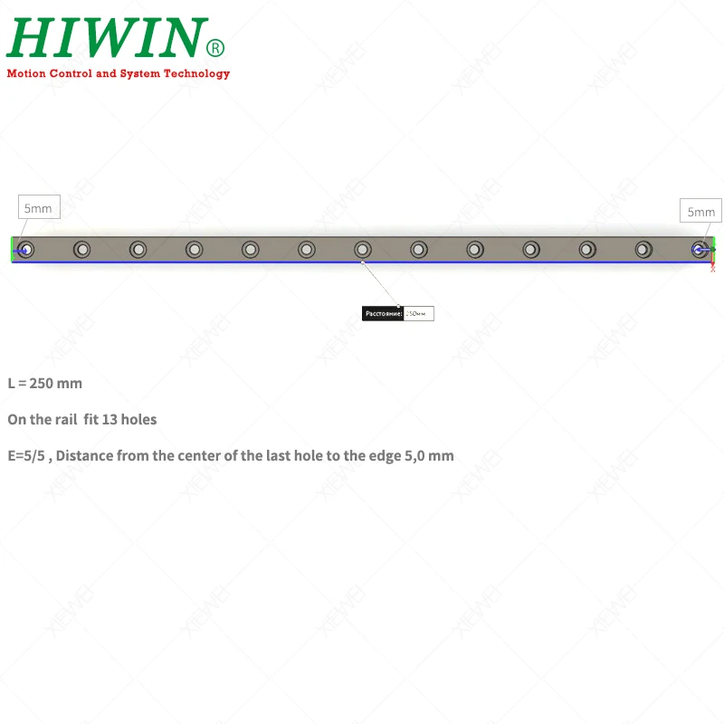 Бесплатная доставка линейная направляющая из нержавеющей стали HIWIN MGN9 250 мм 350 с
