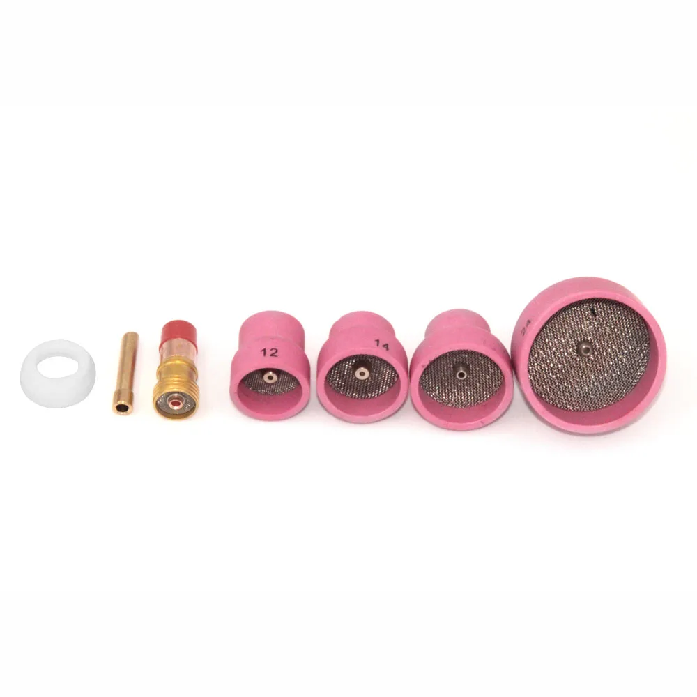 6pcs Welding Cup TIG Weldings Torch Nozzle Rings Cover Gases Lens Ceramic Cup​​​​ For WP9/20/25/17/18/26 Tool | Инструменты