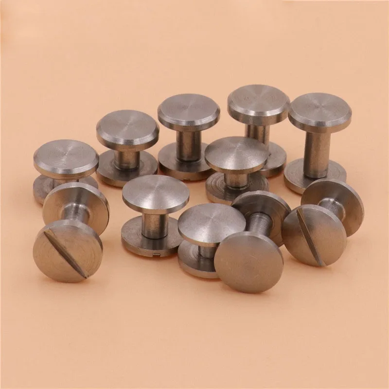 1 шт. нержавеющая сталь ремень винт кошелек с застежкой сумка заклепками DIY ручной