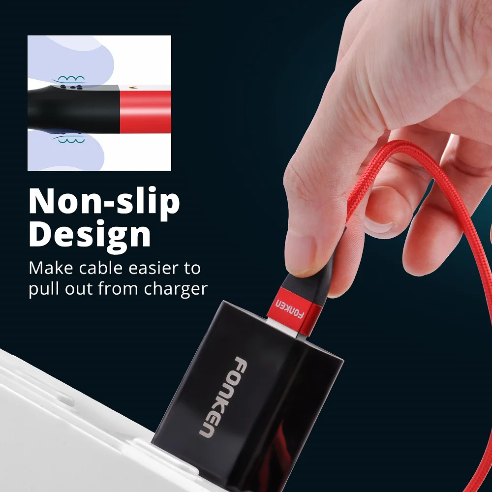 fonken magnetic charging cable usb type c magnetic phone charger cable for iphone 12 magnet cable micro usb android charge cord free global shipping