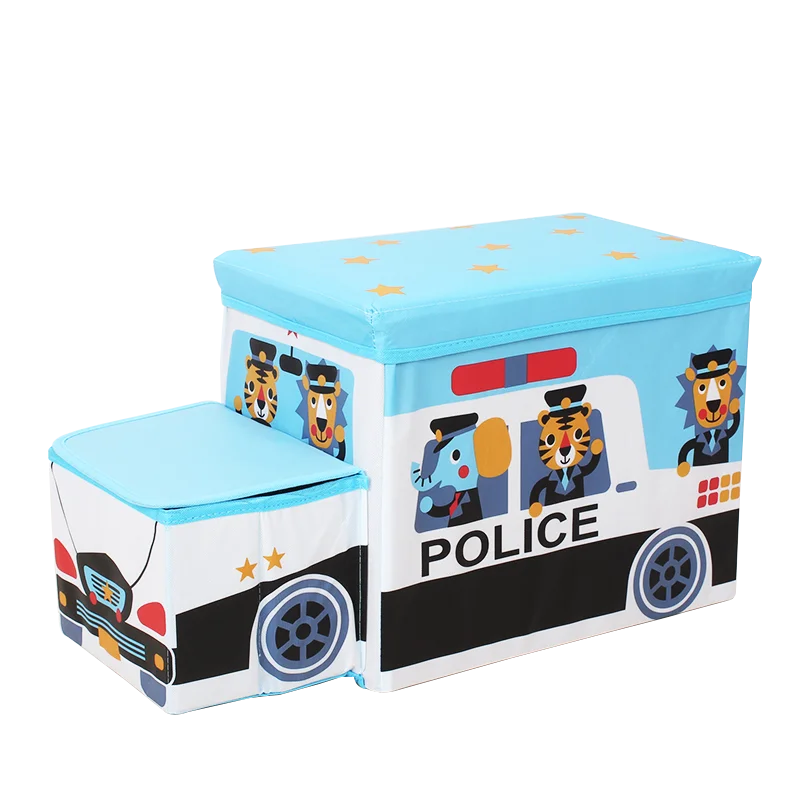 

Kids Creative Cartoon Car Storage Box Fold Toy Storage Basket Children Storage Bin