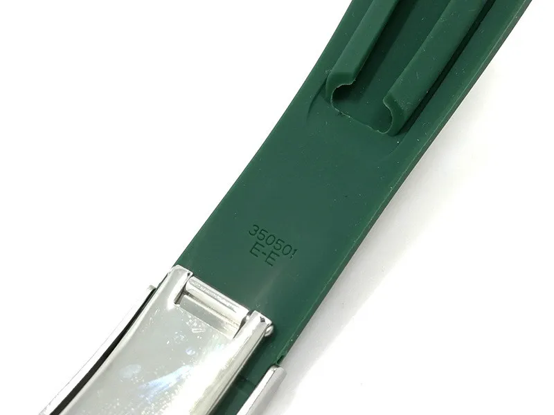 

20MM For Rolex- Watch Accessories Band Daytona Black Water Ghost Watch Bracelet Waterproof Silicone Watch Strap Belt Rubber