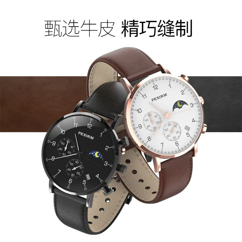 2020 календарь движение носит Серебристые водонепроницаемые наручные часы год