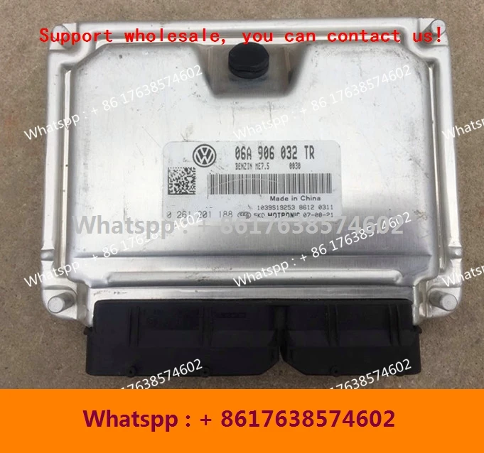 For VW Polo Sagitar Bora car engine computer board/06A906032JC 0261207319/06A906032TR 0261201188/06A906032BC/06A906032BP ECU |