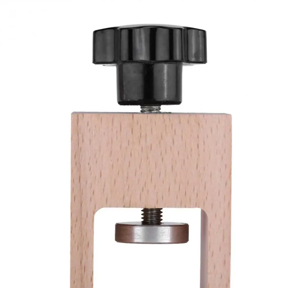 

Adjustable Leather Strap Cutter Leathercraft Strip Belt DIY Hand Cutting Wooden Strip Cutter With 5 Sharp Blades Leather Tools