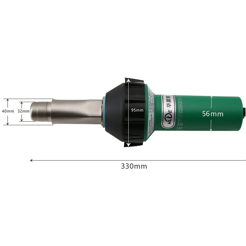 1600 Вт пластиковый пистолет горячего воздуха сварочный тепловой промышленная
