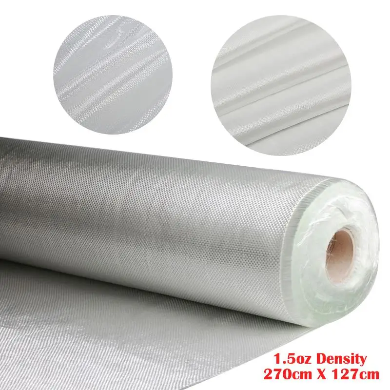 White Fiberglass Cloth Woven Roving Glass Fiber Mesh Plain Weave Reinforcement Fabric Tool DIY Material Supplies Fireproof | Дом и сад