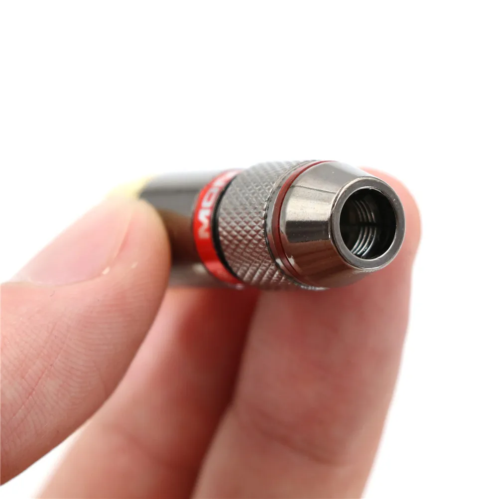 2Pcs/1Pair New Gold Plated RCA Connector male plug adapter Video/Audio Wire Support Cable black&ampred | Обустройство дома