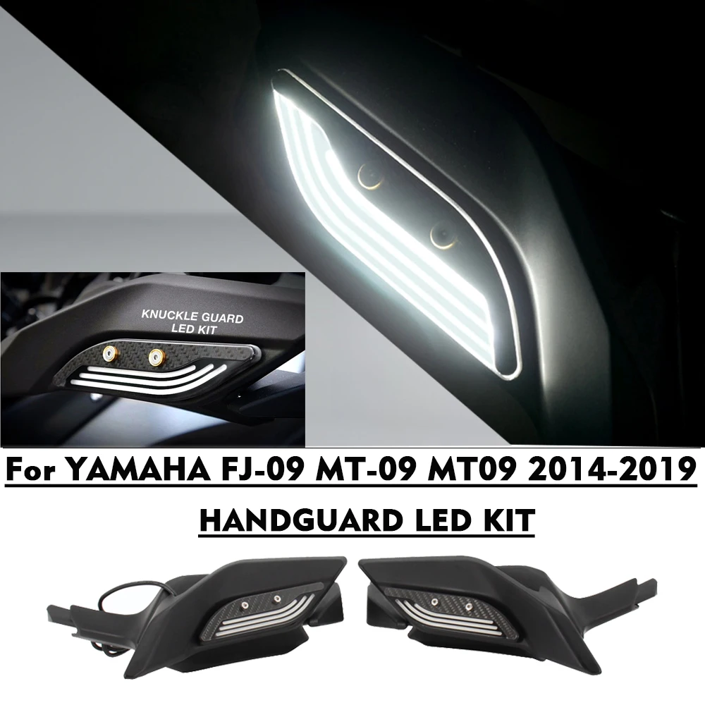 

Аксессуары для мотоциклов, акриловая декоративная светодиодная фара для YAMAHA MT09 FJ-09 2014-2017