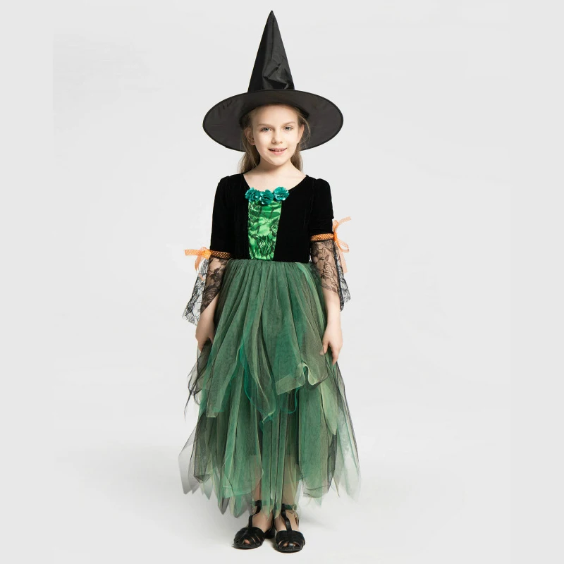 Костюм ведьмы на Хэллоуин для маленьких девочек | Тематическая одежда и униформа