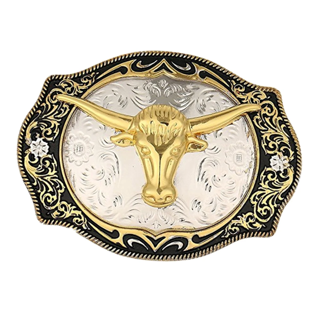 Men Classic Belt Buckle Western Cowboy Cowgirl Engraved Jean Belt от AliExpress WW