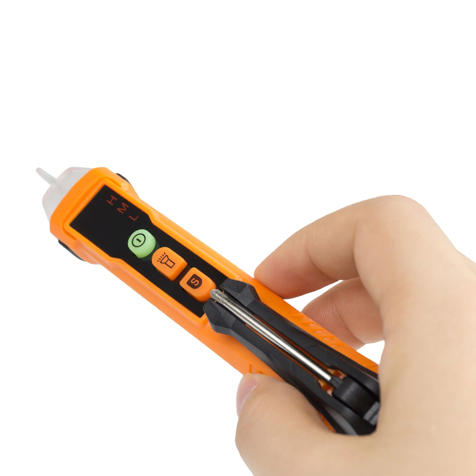 

Electric Indicator 12-1000V Socket Wall AC Power Outlet Voltage Detector Sensor Tester Pen LED Light Electric Detector Household