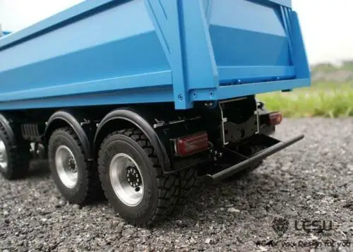 LESU MAN 8*8 1/14 RC Hydraulic Lifting Dumper Truck Model Motor ESC Painted Car THZH0349