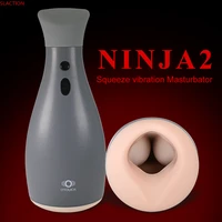 masturbation cup for men male masturbator vibrators dual breast blowjob vacuum pump penis massager oral sex toys