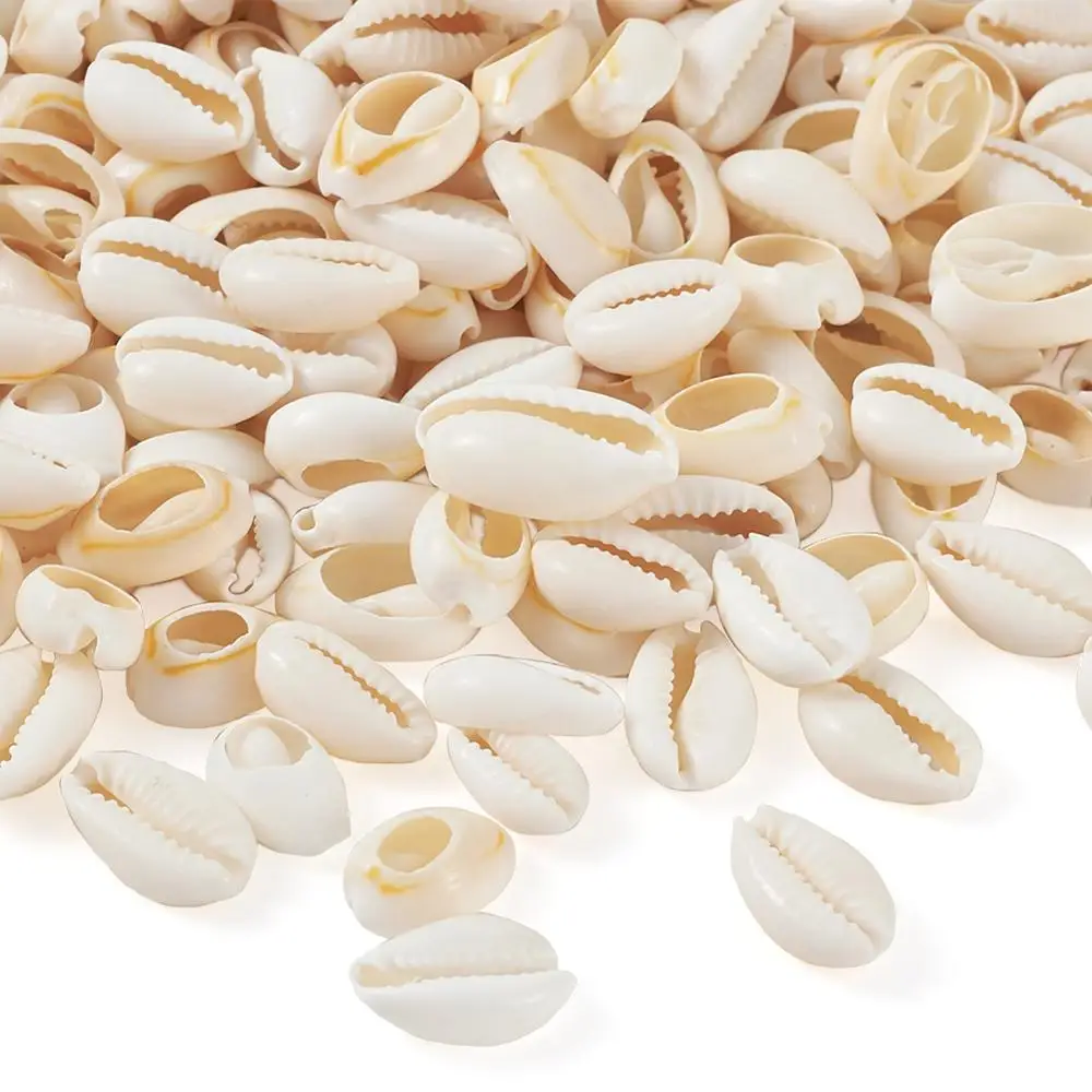 Бусины из ракушек Коури для изготовления летних ювелирных изделий 500 г |
