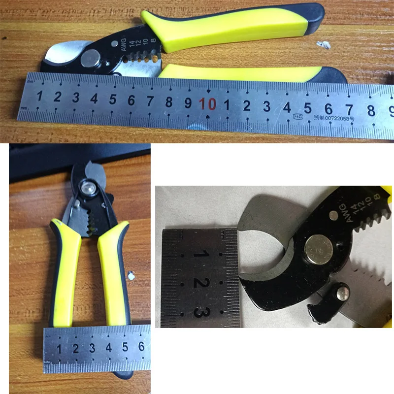 2 в 1 плоскогубцы для зачистки проводов резак пилинг обжимной инструмент кабелей