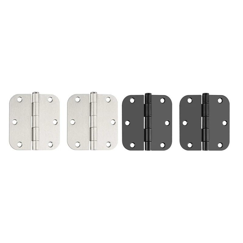

Door Hinges 3.5In X 3.5In Residential Interior Door Hinges Rounded 5/8 Inch Radius Corners,Door Hinge, Pack Of 12