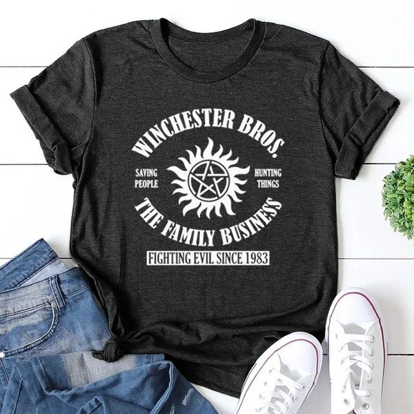 

Summer Women Cotton T Shirt Funny Letter Printed T-shirt Short Sleeve Graphics TShirts Tops Tees Plus Size