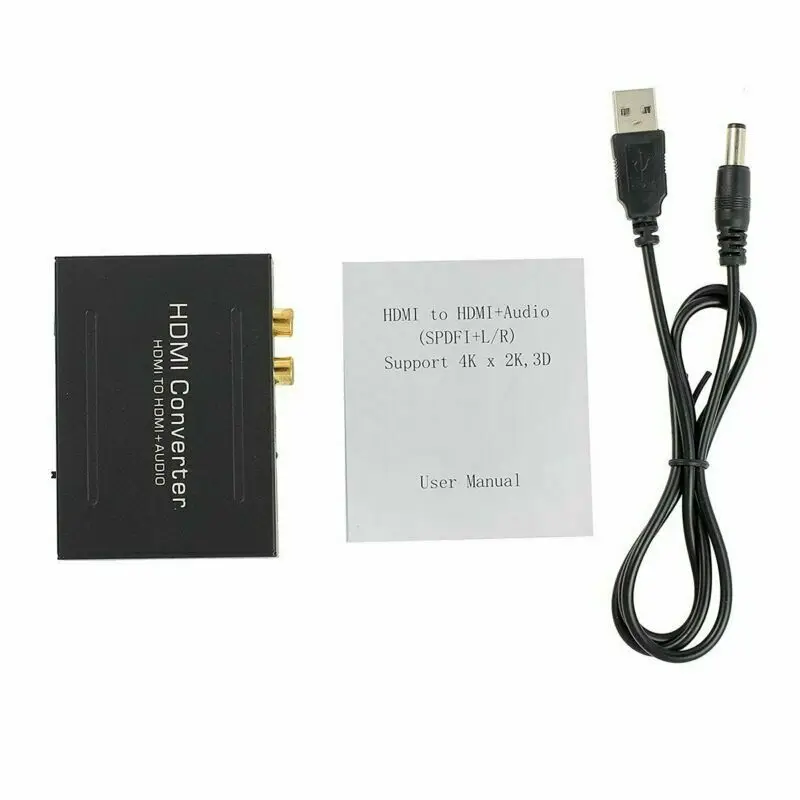 1 шт. 1080P HDMI-Совместимый оптический SPDIF RCA аналоговый аудио экстрактор