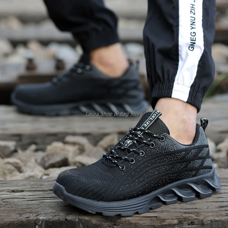 

Work Sneakers Men Indestructible Steel Toe Work Shoes Safety Boot Men Shoes Anti-puncture Working Shoes For Men Dropshipping