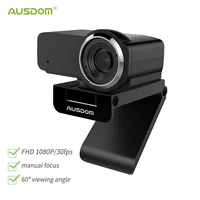 ausdom aw635 webcam 1080p 30fps mini usb streaming web camera with cvc mic business pc cameras for desktop laptops obs skype
