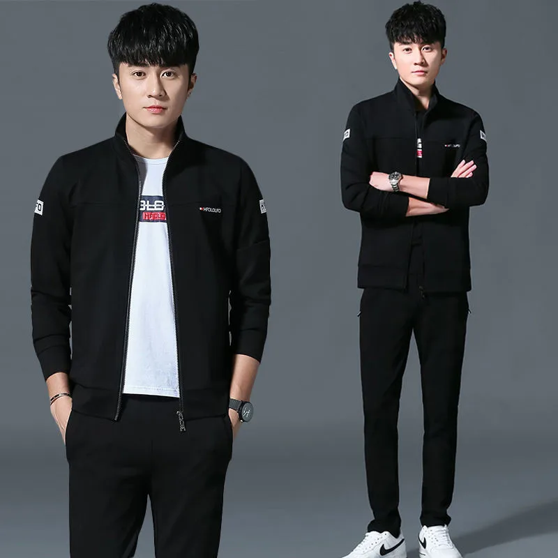 Осень 2019 новый спортивный костюм мужской гигиенический гардероб для отдыха