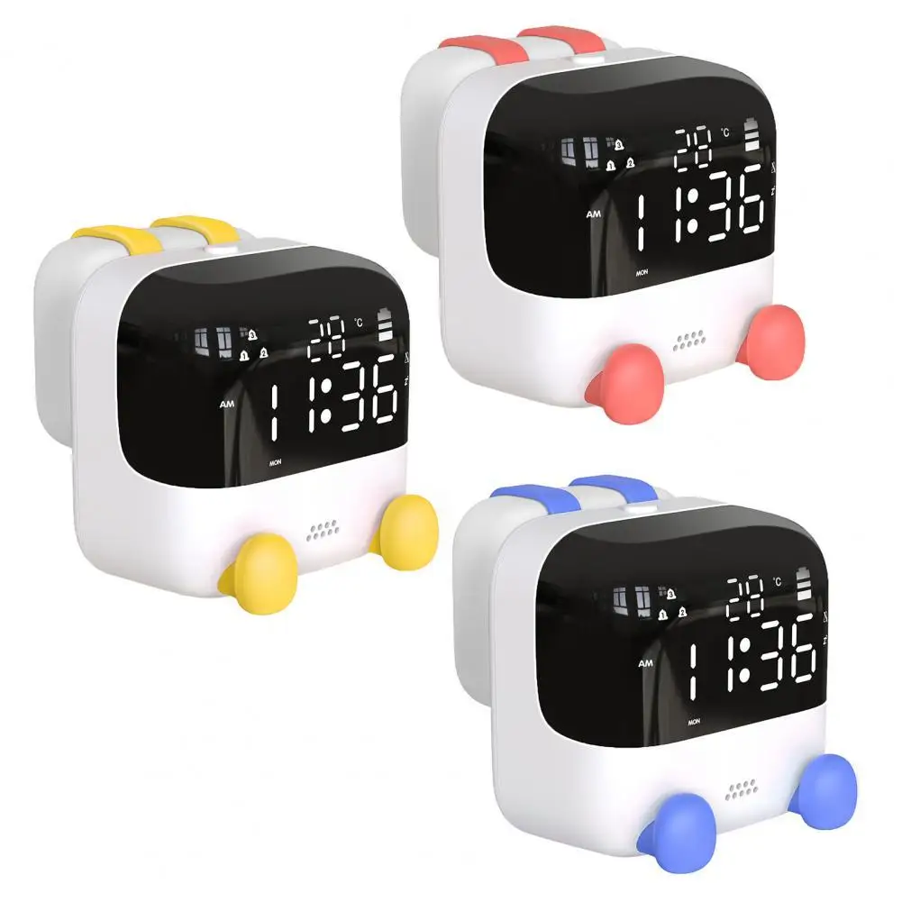 

SY-033 Alarm Clock Multifunctional Night Light LED Display Screen Children Voice Control Intelligent Digital Clock for Bedroom