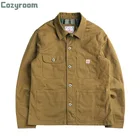 JK-0001 Одежда высшего качества хлопок холст воск водонепроницаемые Chore пальто, Размеры, прочитайте описание перед заказом!