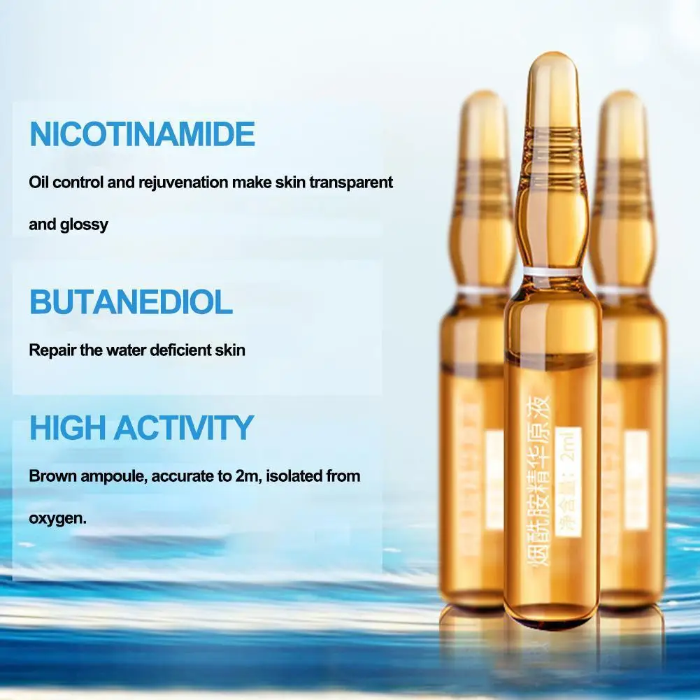 

Niacinamide Anti-Aging Face Serum Gold Ampoule Essence Whitening Moisturizing Lifting Firming Skin Care