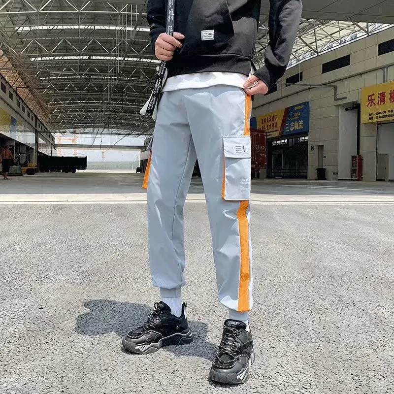 

New Fashion Cargo Mens pants Hip Hop Japan style Streetwear Cargo Pants Men clothing Trousers jogging Casual Sweatpants Men Pant
