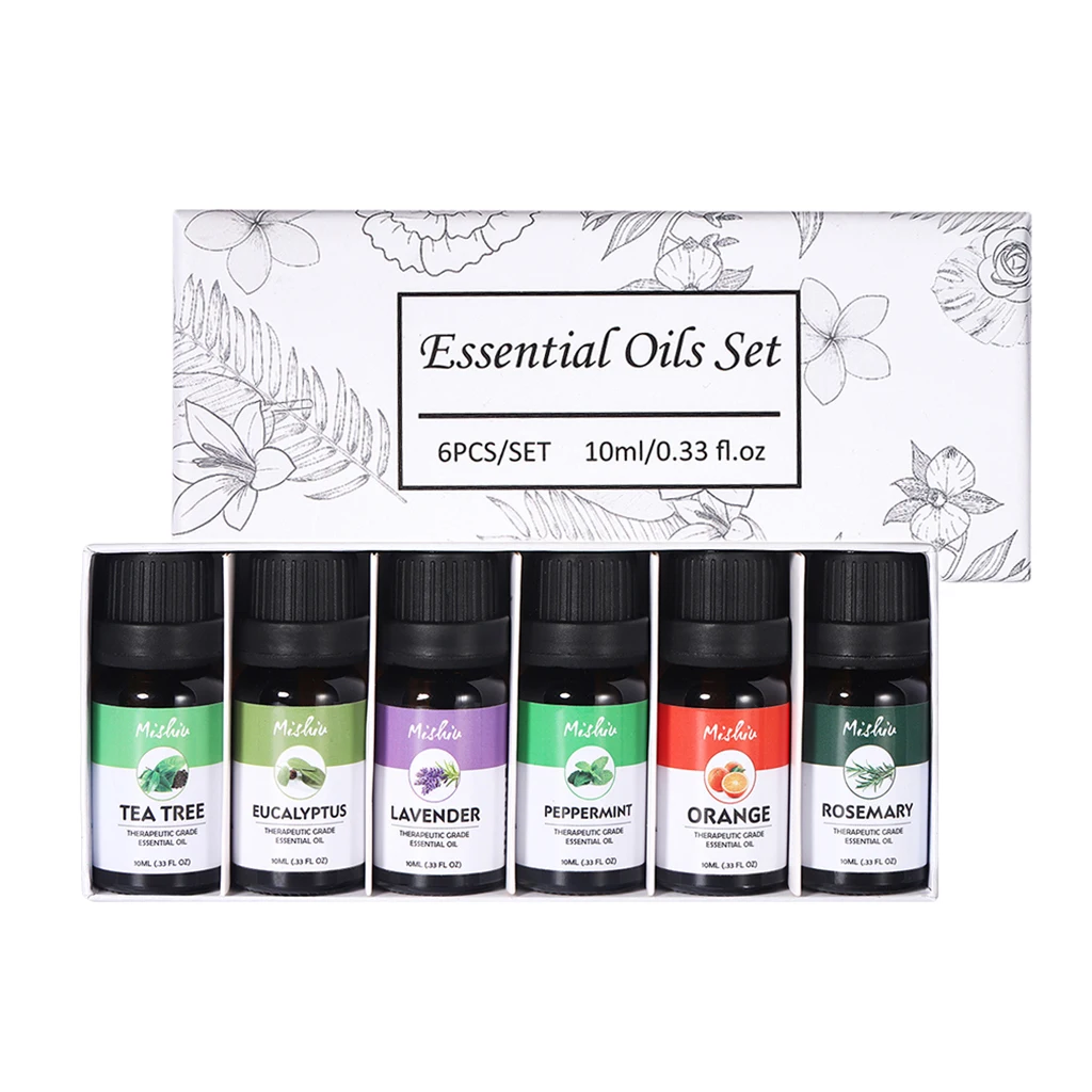 

6Pcs/Set Aroma Essential Oils Natural Essential Oil Fragrances 10ml