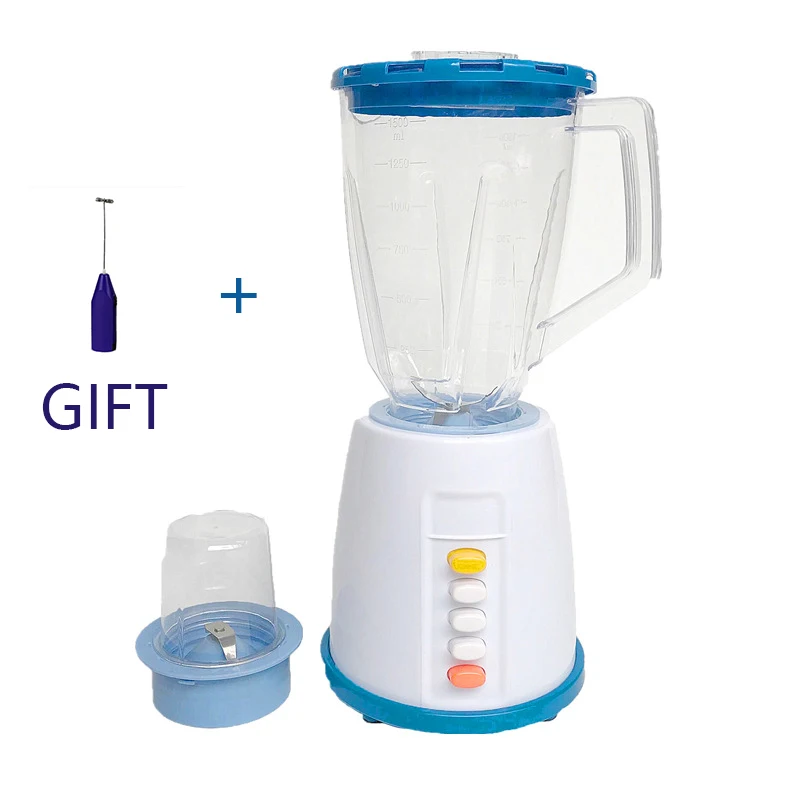 Блендер бытовой без бисфенола А Кухонный комбайн с 2 лезвиями соковыжималки