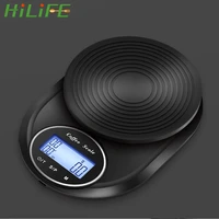 hilife 2kg3kg 0 1g electronic digital scales lcd digital weight tool coffee scale multifunctional food scale with timer