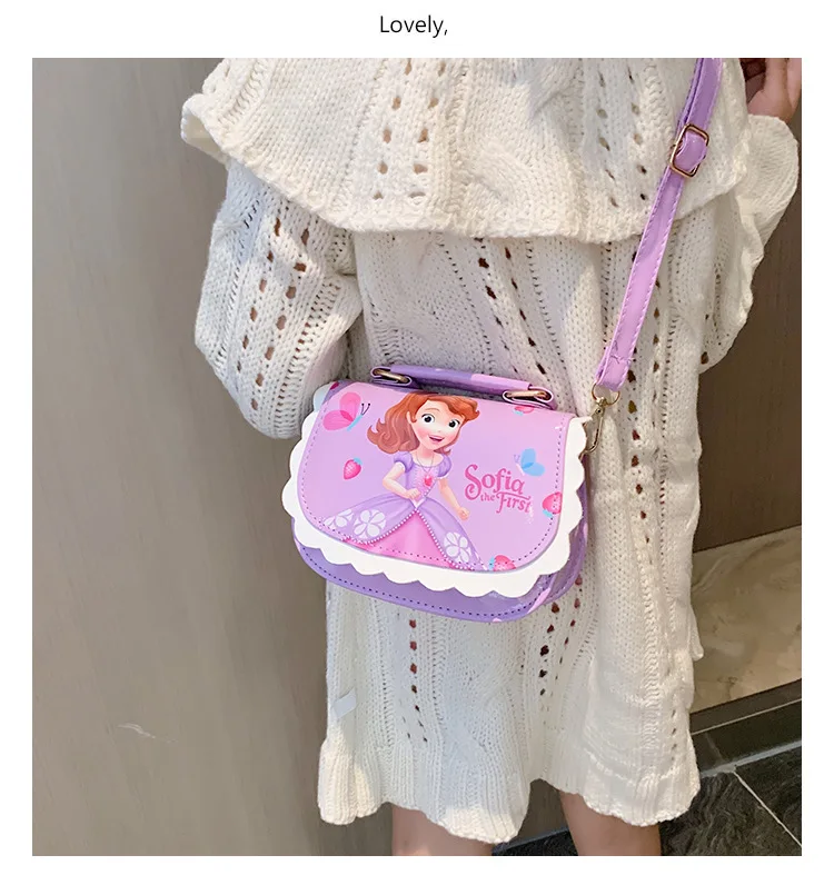 Новинка disney pu Переносные сумки Детская сумка модные удобные сумки через плечо сумка Замороженные сумки